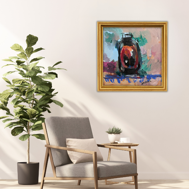 Serbest Stil - 25x25 Kare Akrilik Tablo 