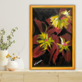 Kırmızı Zambak - 25x35 Dikey Akrilik Tablo 