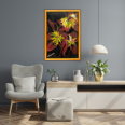 Kırmızı Zambak - 25x35 Dikey Akrilik Tablo 