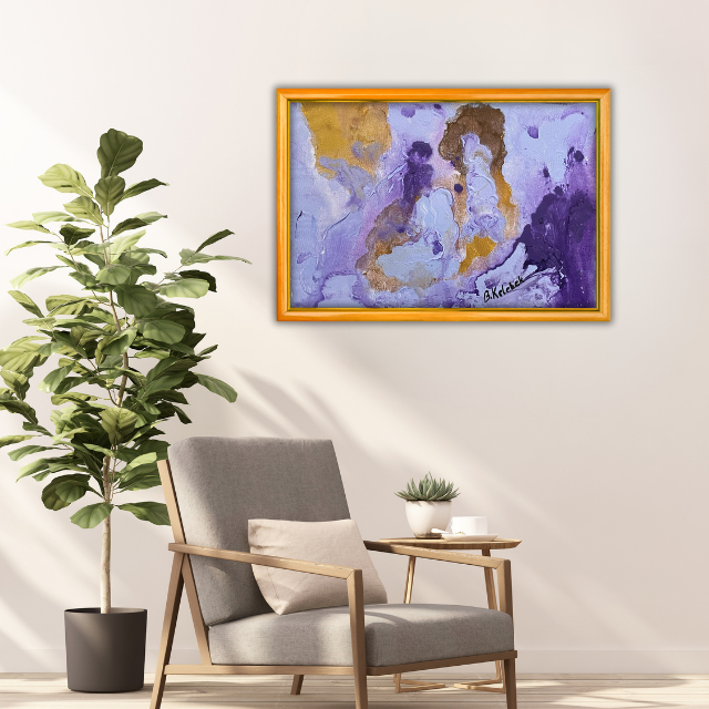 Serbest Stil 2 - 25x35 Yatay Akrilik Tablo 