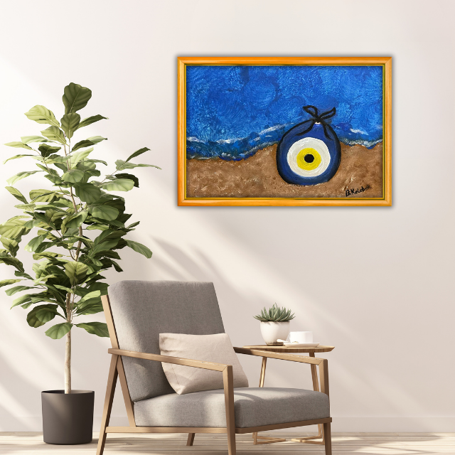 Deniz Nazarı - 25x35 Yatay Akrilik Tablo 