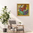 Kelebek - 40x40 Kare Akrilik Tablo 