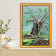 Meşe Ağacı - 40x60 Dikey Akrilik Tablo 