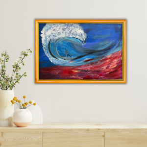 Sörf - 40x60 Yatay Akrilik Tablo 