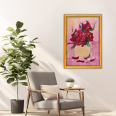 Gül Cenneti - 40x60 Dikey Akrilik Tablo 