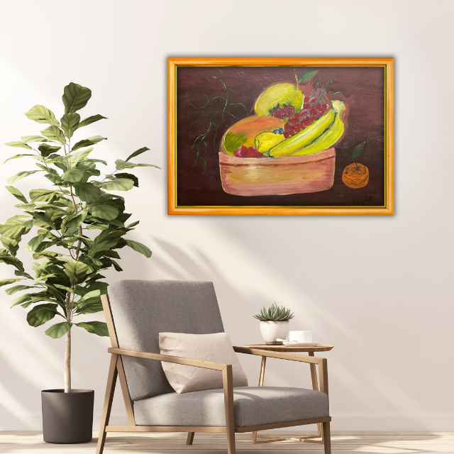 Meyve Sepeti 2 - 40x60 Yatay Akrilik Tablo 