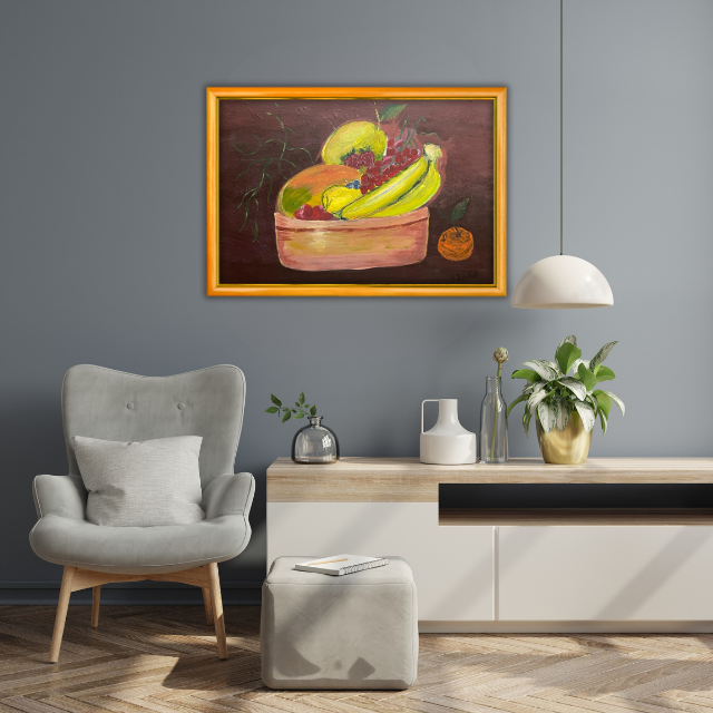 Meyve Sepeti 2 - 40x60 Yatay Akrilik Tablo 