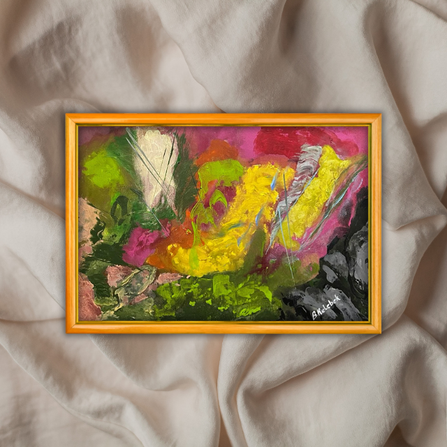 Serbest Stil 6 - 40x60 Yatay Akrilik Tablo 