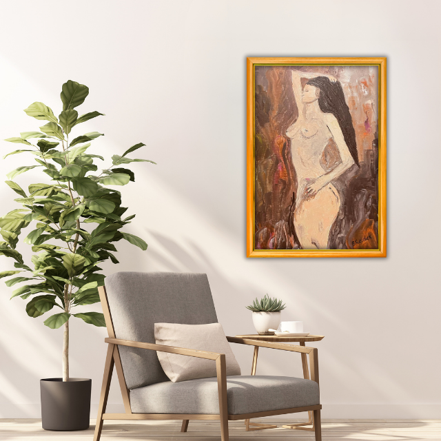 Nü 2 - 40x60 Dikey Akrilik Tablo 