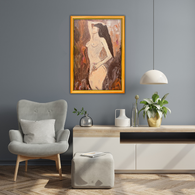 Nü 2 - 40x60 Dikey Akrilik Tablo 