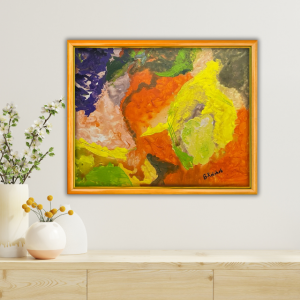Serbest Stil 4 - 50x45 Yatay Akrilik Tablo 