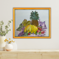 Meyve Sepeti - 50x45 Yatay Akrilik Tablo 