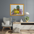 Meyve Sepeti - 50x45 Yatay Akrilik Tablo 